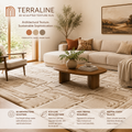 Zephtuft™ TerraLine High-Low Sculpted Rug