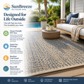 Zephtuft™ SunBreeze Recycled PET Outdoor Rug